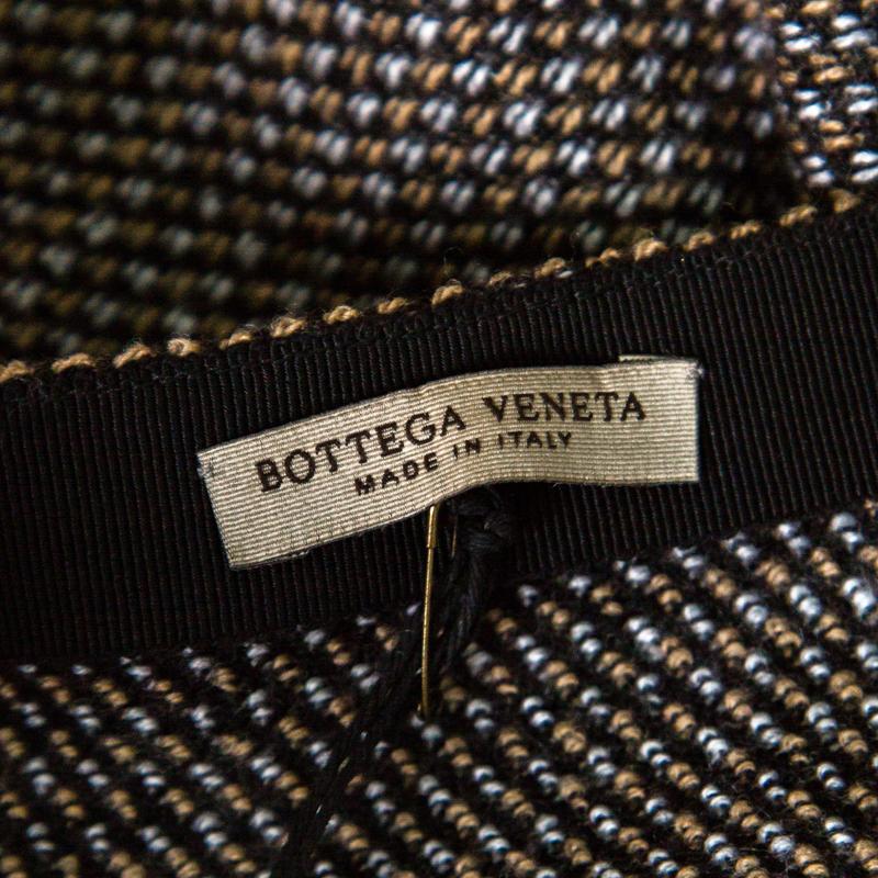 Veneta Multicolor Patterned Wool Knit Pencil Skirt S 1