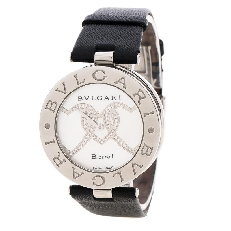 Bvlgari MOP Stainless Steel B.Zero1 Women's Wristwatch 35MM