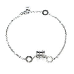 Bvlgari B.zero1 18k White Gold Soft Bracelet