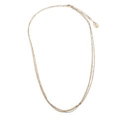 3 tone necklace Cartier Trinity 18K Three Tone Gold Multi Chain Necklace