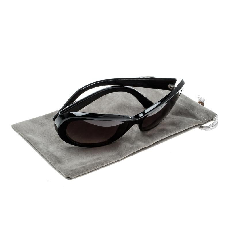 Cartier Black/ Black Gradient Cat Eye Sunglasses 3