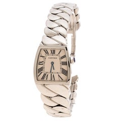 Cartier Cream Stainless Steel La Doña 2835 Women's Wristwatch 28 mm