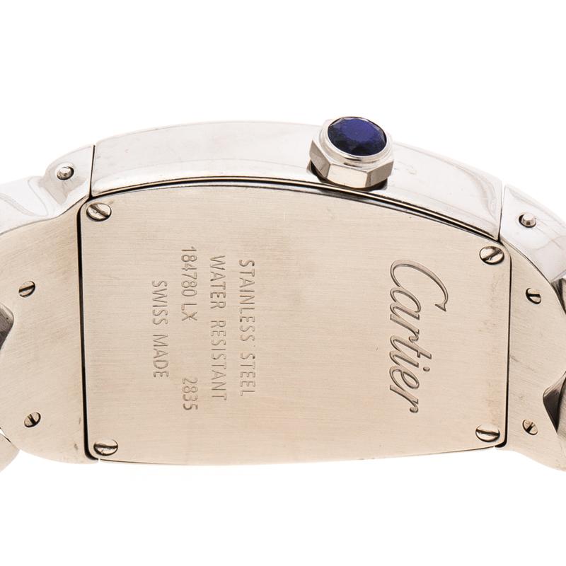 Cartier Cream Stainless Steel La Doña 2835 Women's Wristwatch 28 mm 2