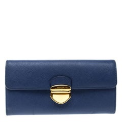Vintage Prada Handbags And Purses 779 For At 1stdibs Prada Blue Saffiano Tuc Leather Continental Wallet