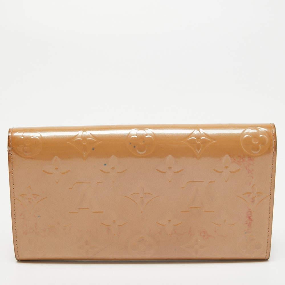 Cartera Louis Vuitton Noisette Monogram Vernis Sarah en Bastante bueno estado para la venta en Dubai, Al Qouz 2
