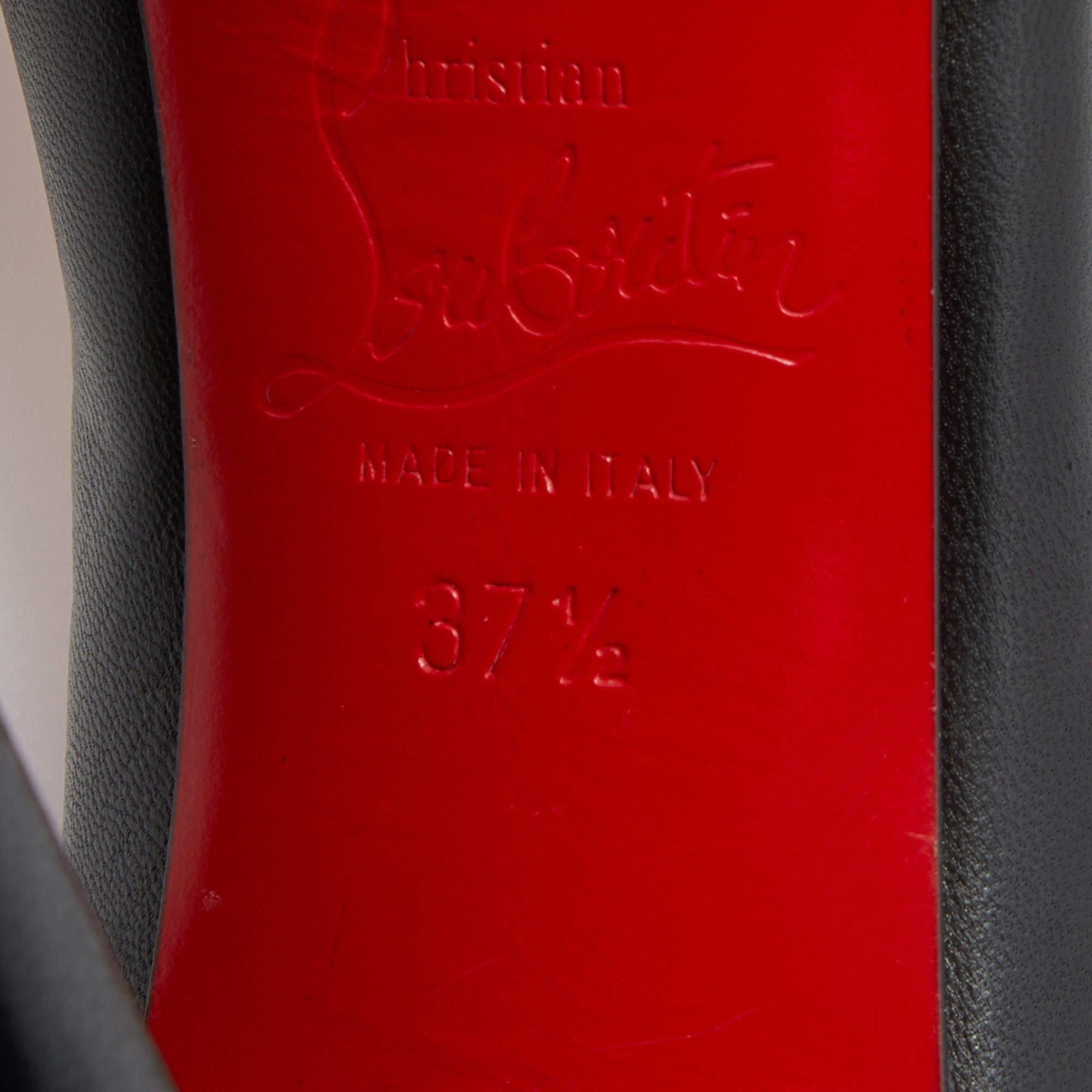 Christian Louboutin Pumps in pelle nera &New Simple Taglia 37.5 in vendita 3