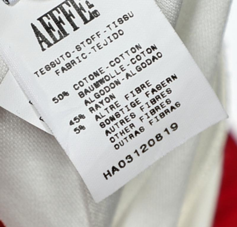 Donna Moschino Cheap and Chic Pantaloni palazzo in cotone bianco con bordi a contrasto M. I. in vendita