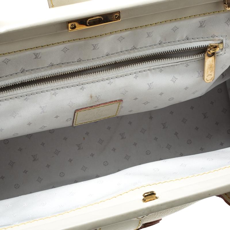 Louis Vuitton White Suhali Leather L'Ingenieux PM Bag 6