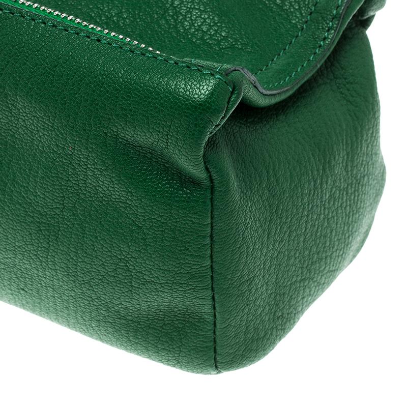 Women's Givenchy Green Leather Pandora Clutch