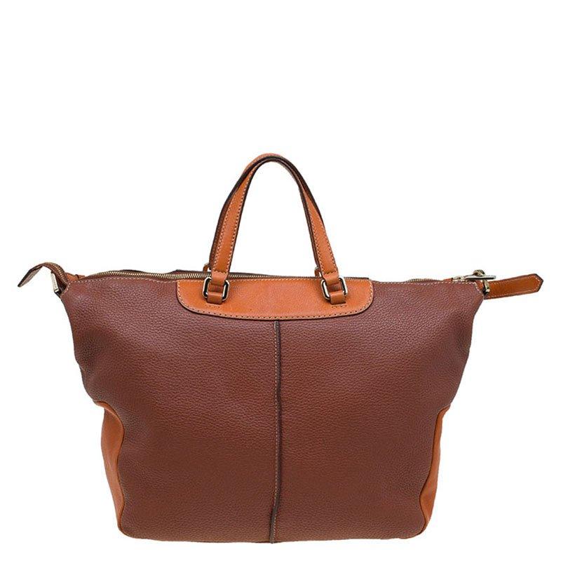 Women's Tod's Two Tone Leather Tote