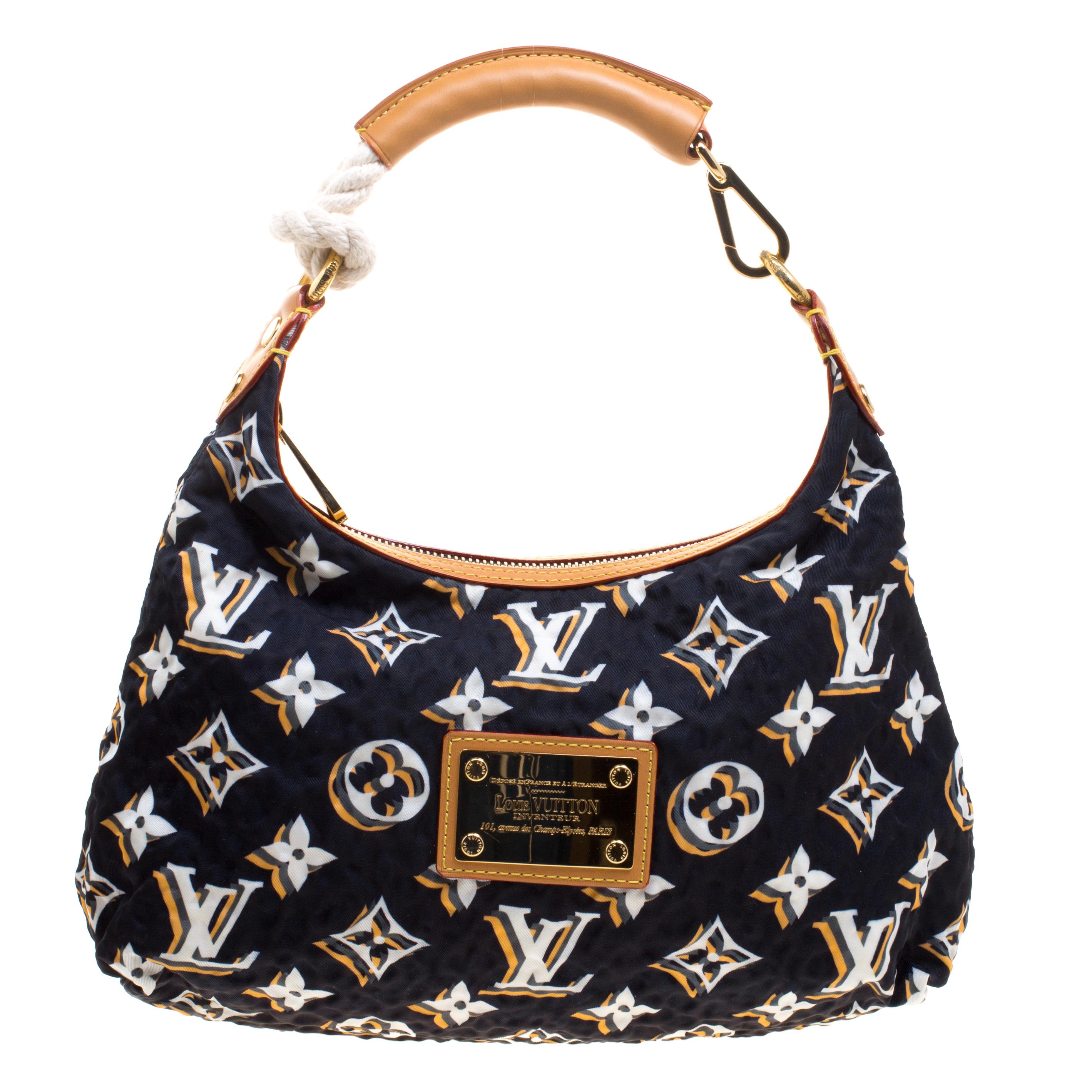Louis Vuitton Navy Blue Monogram Fabric Limited Edition Bulles PM Bag