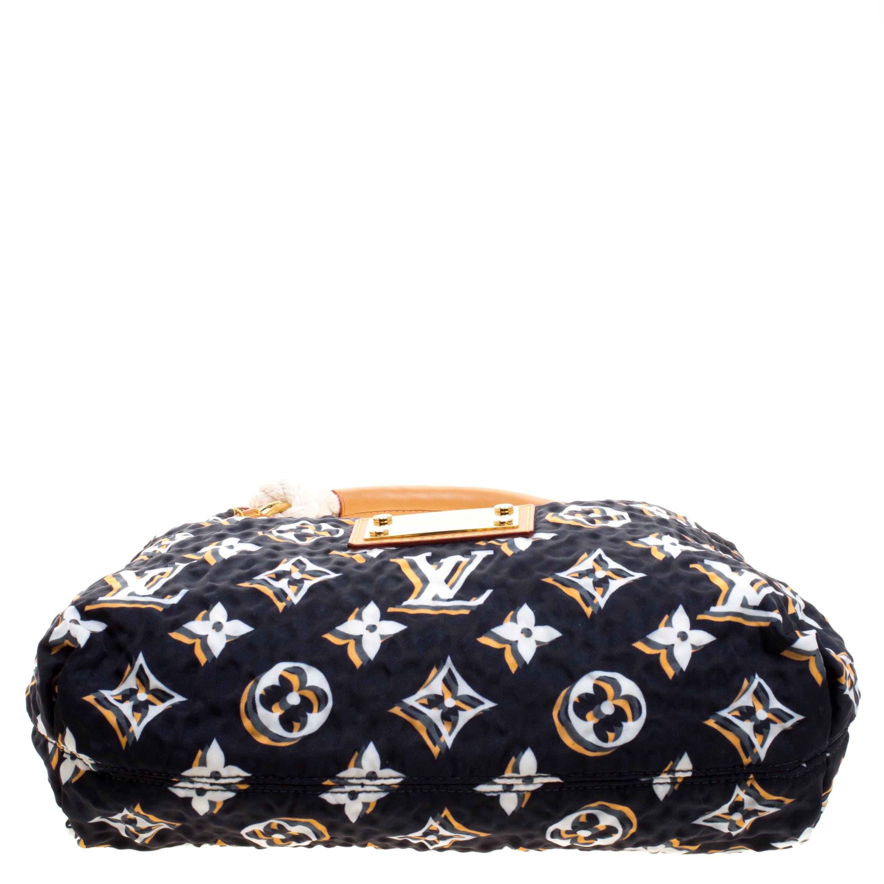 Louis Vuitton Navy Blue Monogram Fabric Limited Edition Bulles PM Bag 6