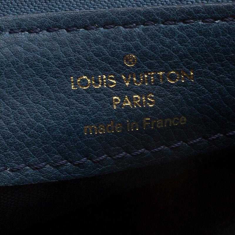 Black Louis Vuitton Orage Monogram Empreinte Leather Petillante Clutch