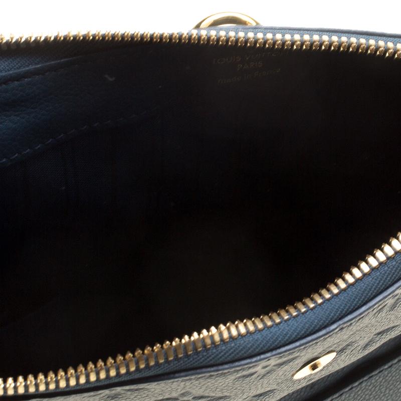 Louis Vuitton Orage Monogram Empreinte Leather Petillante Clutch In Excellent Condition In Dubai, Al Qouz 2