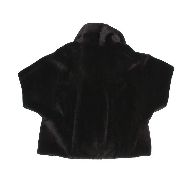 Fendi Black Mink Jacket For Sale at 1stDibs