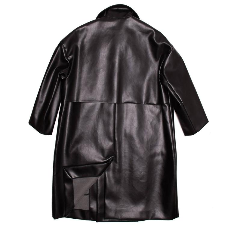 Celine Black Boxy Oversized Coat For Sale at 1stDibs | celine coat ...