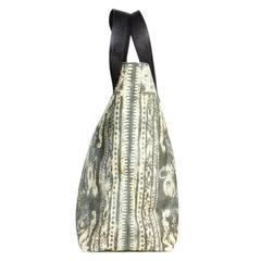 Balmain Multicolor Canvas & Leather Large Bag