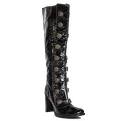 Dolce & Gabbana Black Eel Skin Boots