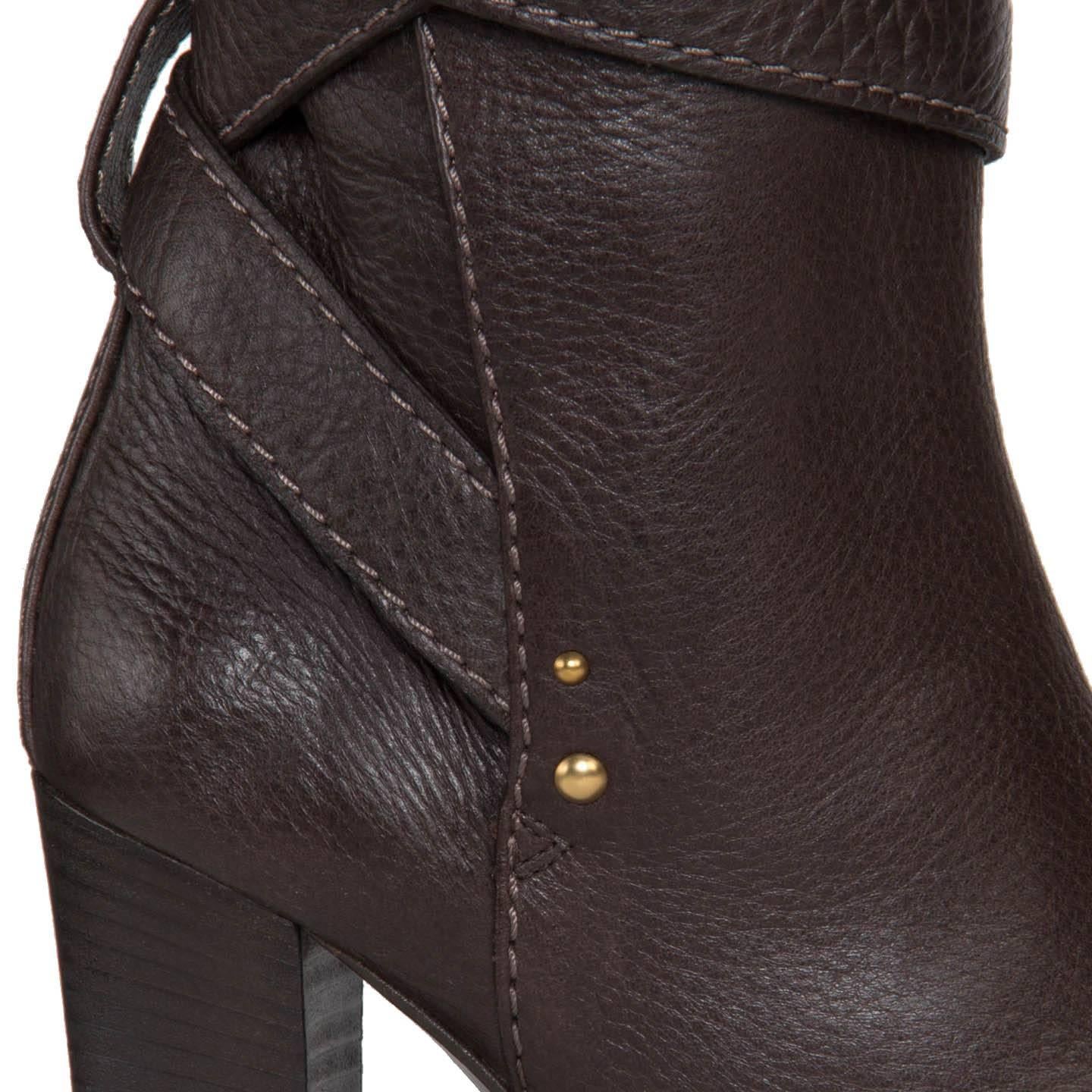 Chloe' Chocolate Brown Boots For Sale 1