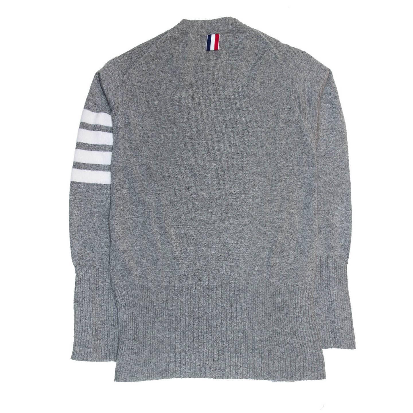 thom browne grey sweater