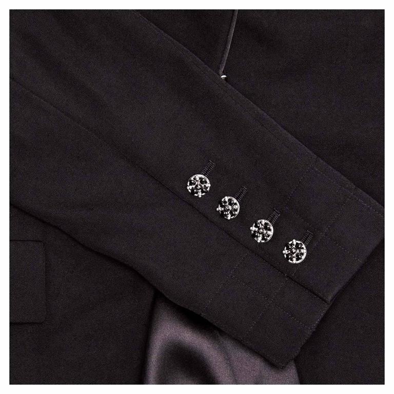 Chanel Black Tuxedo Jacket With Tails For Sale at 1stDibs | chanel ...