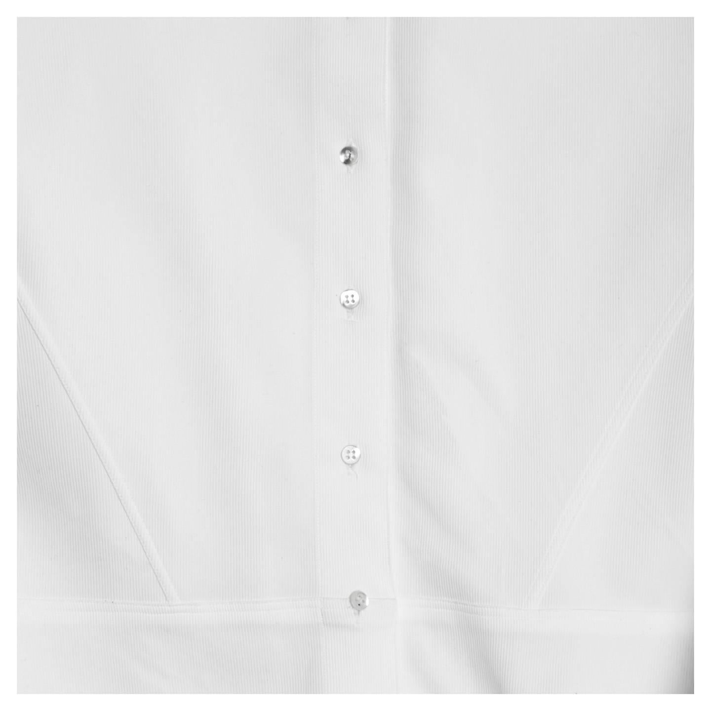 Alaïa White Twill Cotton Shirt 1