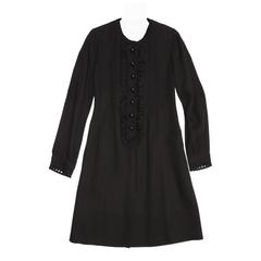 Chloe' Black Linen Dress 6