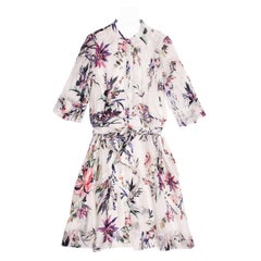Christian Lacroix Multicolor Floral Shirt Dress