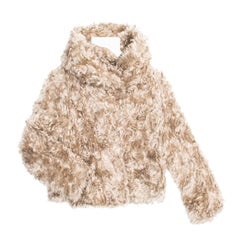 Prada Beige Mohair Cropped Jacket