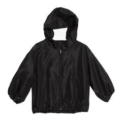 Prada Black Quilted Hooded Bomber Jacket 10