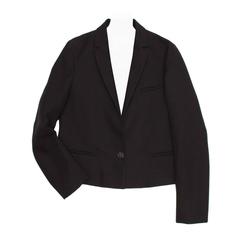 Jil Sander Black Wool Cropped Blazer