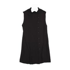 Prada Black Pleated Shift Dress 11
