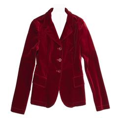Miu Miu Red Velvet Blazer 10