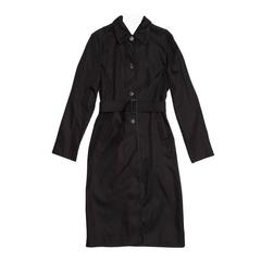 Prada Black Nylon Raincoat