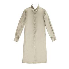 Jil Sander Khaki Cotton Shirt Dress