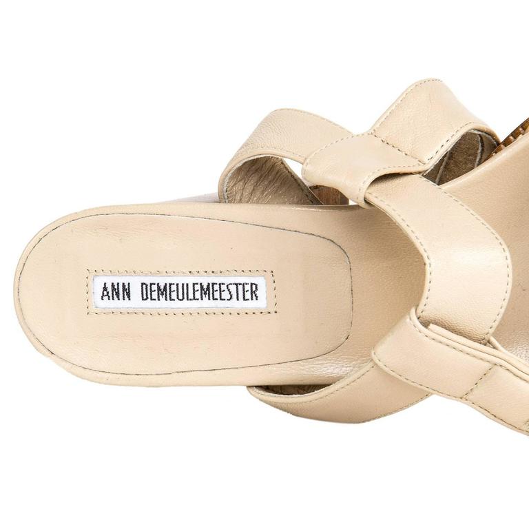 beige velcro sandals