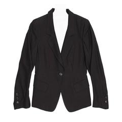 Ann Demeulemeester Black Viscose Blazer