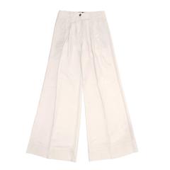 Ann Demeulemeester Ivory Wide Legged Pants 8