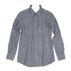 45rpm Blue & Grey Checked Shirt For Man