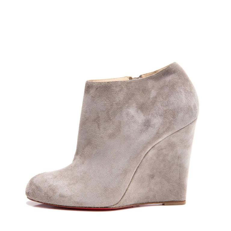 louboutin wedge booties