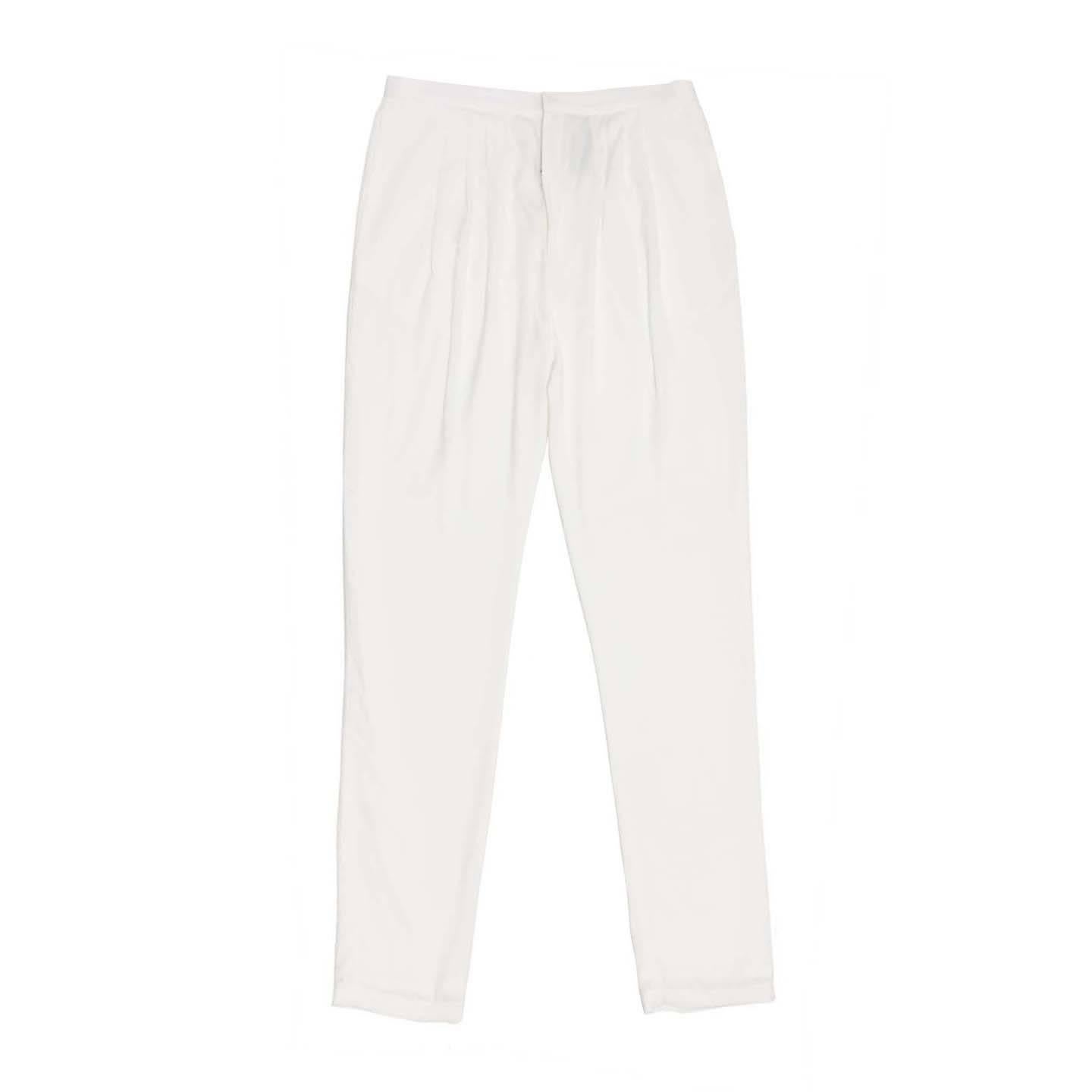 Band of Outsiders White Light Loose Pants For Sale