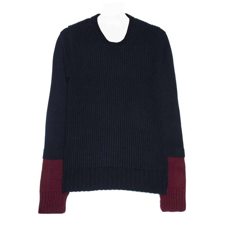 unworn CELINE cable knit sweater at 1stdibs