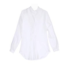 Gucci White Cotton & Silk Shirt