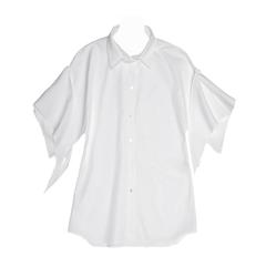 Hermès White Kimono Sleeved Shirt