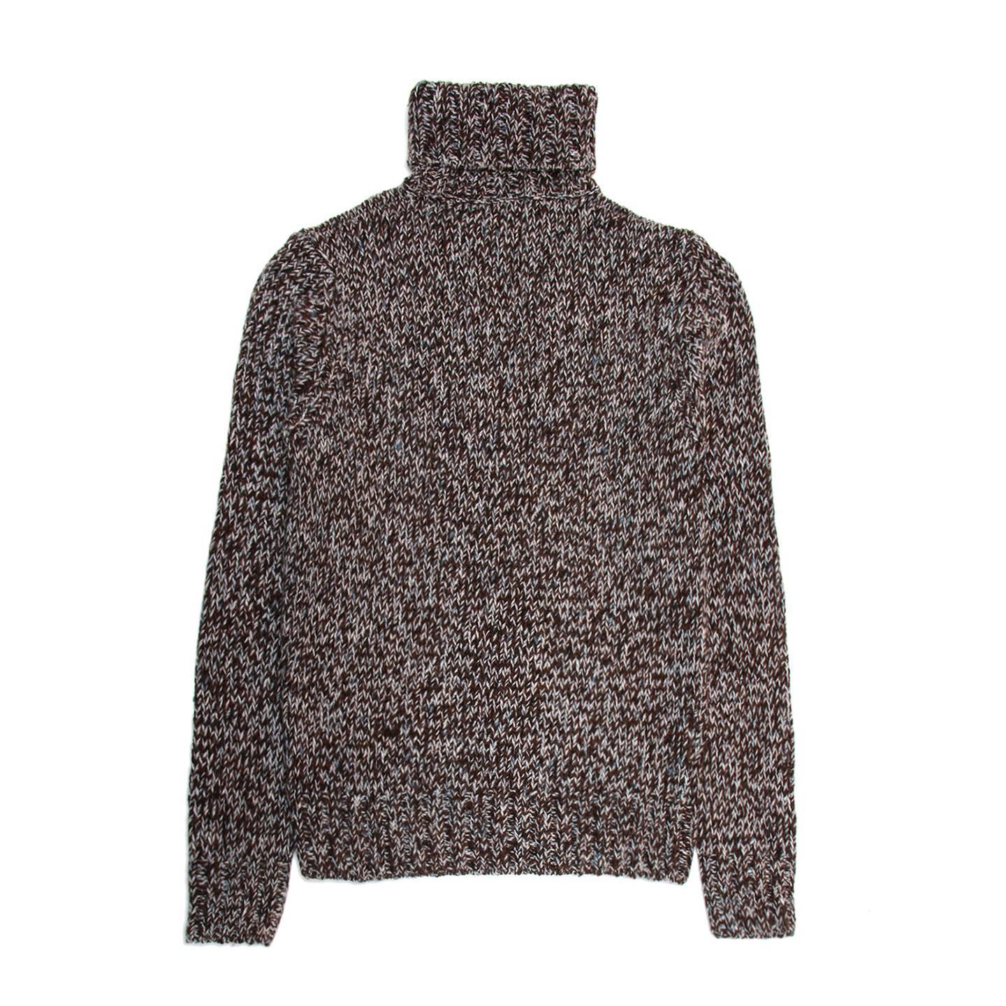 Hermès Brown Multicolor Cashmere Sweater For Sale