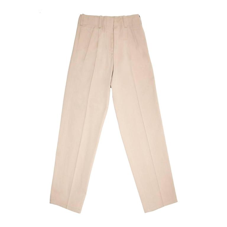 Jil Sander Khaki Heavy Cotton Pants For Sale at 1stDibs thick khaki pants