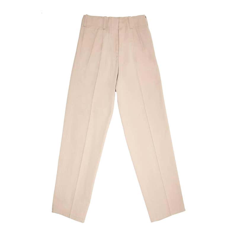 Jil Sander Khaki Heavy Cotton Pants For Sale at 1stDibs | thick khaki pants