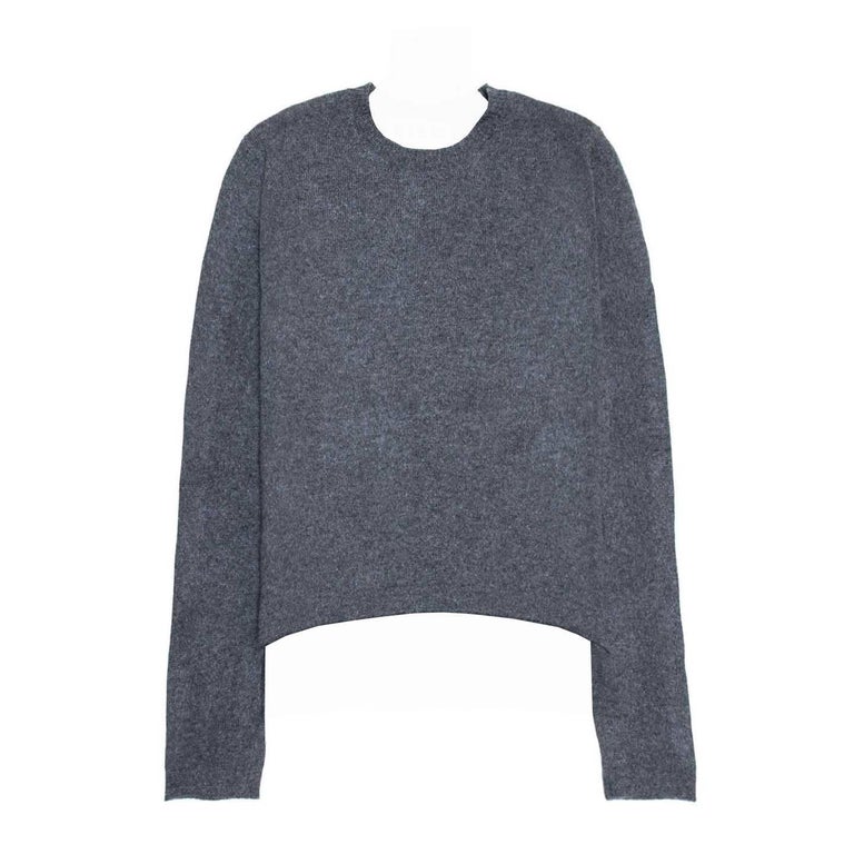 Marni Charcoal Grey Cashmere Sweater For Sale at 1stdibs