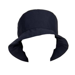 Used Prada Navy Blue Goretex Bucket Cap