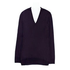 Prada Purple Blue Wool Pullover